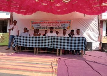 राजाराम येथील भगवंतराव आश्रम शाळेत जननायक बहुजन तथा आदिवासी जनतेचे आद्य जनक भगवान बिरसा मुंडा जयंती.