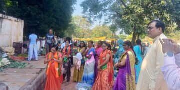 बल्लारपूर नगरपरिषद निवडणूक – भाजप प्रचार पदयात्रा सुरुवात.