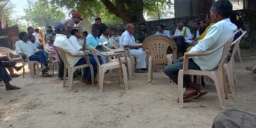 ग्रामपंचायत राजाराम येथे धान केंद्र प्रस्तापित करण्याबाबत ग्रामसभा संपन्न.