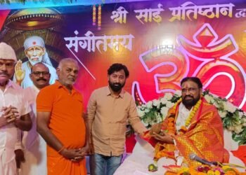 हिंगणघाट येथे श्री. साई प्रतिष्ठान, साई मंदिर येथे श्री. साई कथेची सांगता.