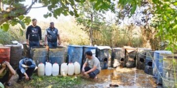 अल्लीपुर पोलिस स्टेशनच्या हद्दीत मोहा दारू निर्मीती करणा-या गुन्हेगारांवर स्थानिक गुन्हे शाखेची धडक कार्यवाही.
