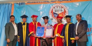 शिक्षक,डॉ,सखाराम झोडे यांना हैद्राबाद येथे “भारत गौरव सन्मान ” आणि आचार्य पदवीने सम्मानित.