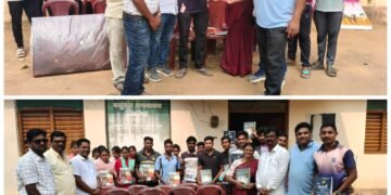 पद्माताई सतीश बोगे  महिला व बालकल्याण सभापती यांच्या हस्ते स्पर्धा परीक्षेचे पुस्तके मोफत वाटप.