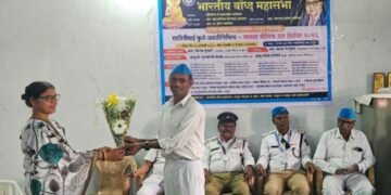 राजुरा येथे सावित्रीबाई फुले जयंतीनिमित्त समता सैनिक दल शिबिर संपन्न.