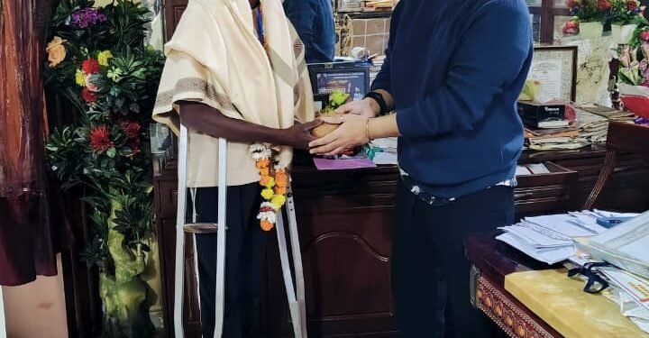 धनुर्विद्या स्पर्धेत मिथुन मडावी यांचे रजत पदक व राष्ट्रीय स्तरावर निवड.