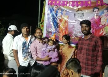 पुरुषोत्तम मुडमडीगेला यांच्या मुलीच्या वाढदिवसानिमित्त स्नेहमिलन सोहळा संपन्न.