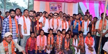 माजी राज्यमंत्री राजे अम्ब्रीशराव आत्राम यांच्या नेतृत्वावर विश्वास ठेवत शेकडो नागरिकांचा पक्षप्रवेश.