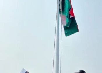 ऐतिहासिक गोंडराजे किल्ल्यावर  चार वर्षांनंतर लोकप्रतिनिधीकडून ध्वजारोहण.