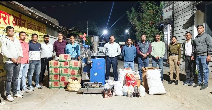 बनावट दारू, सुगंधीत तंबाखु व गुटखाची र्निमीती करून त्याची अवैध विक्री करणारा सराईत गुन्हेगार अनिकेत कांबळे वर गुन्हे शाखेची धडक कार्यवाही.