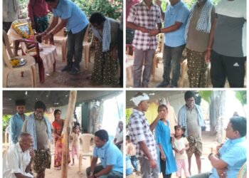 राकॉ कार्यकारी जिल्हाध्यक्ष बानय्या जनगाम यांच्याकडून मयत सुमित्रा दुर्गाय्या कावरे  यांच्या कुटुंबास तेरवी कार्यक्रमासाठी आर्थिक मदत.