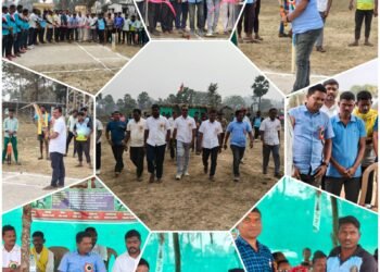 रोमपल्ली येथे राकॉ कार्यकारी जिल्हाध्यक्ष बानय्या जनगम यांच्या हस्ते क्रिकेट स्पर्धेचे ता थामाठात उद्घाटन संपन्न .