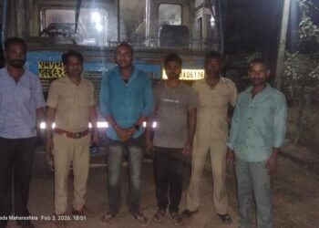 सिरोंचा तालुक्यातील टेकडा (टेकडा ताला) येथे बस सेवा सुरू.