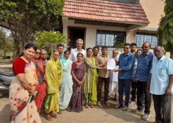 ग्रामपंचायत घोट येथील केंद्र शासनाच्या जल जीवन मिशन अंतर्गत हर घर जल पाणीपुरवठा योजनेत झालेल्या कामाची चौकशी करून दोषीवर कठोर कायदेशीर कारवाई करावी.