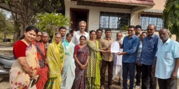 ग्रामपंचायत घोट येथील केंद्र शासनाच्या जल जीवन मिशन अंतर्गत हर घर जल पाणीपुरवठा योजनेत झालेल्या कामाची चौकशी करून दोषीवर कठोर कायदेशीर कारवाई करावी.