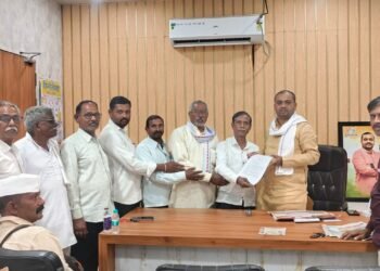 जंगली हत्तीचा धुमाकूळ; आठ गावांतील शेतकऱ्यांचे पीक उद्ध्वस्त.