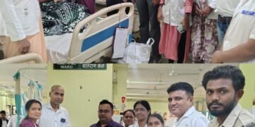 समाजसेविका संगीता ठलाल यांनी रुग्णांना फळ वाटप करून वाढदिवस केला मोठया उत्साहात साजरा.