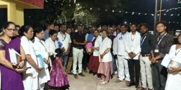 महागाव प्राथमिक आरोग्य केंद्र येथे डीएचओ व टीएचओ यांची सविस्तर भेट.