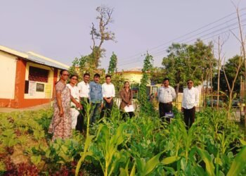 प्रधानमंत्री पोषण शक्ती निर्माण योजनेंतर्गत परसबाग स्पर्धेत जिल्हा परिषद प्राथमिक शाळा कर्रेम तालुक्यातुन प्रथम.