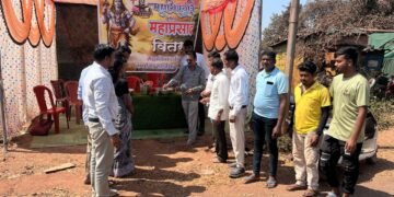 महाशिवरात्रीनिमित्त लॉयड्स मेटल्स अँड एनर्जी लिमिटेडकडून भव्य महाप्रसाद वाटप.