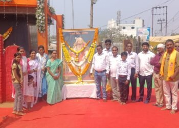 बल्लारपूर शहरात नगरपरिषद या ठिकाणी वंचित बहुजन आघाडी महिला आघाडी छञपती शिवाजी महाराज यांची जयंती मोठ्या उत्साहात साजरी.