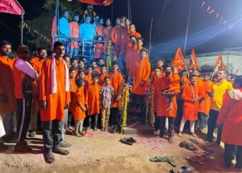 जामगांव येथे छत्रपती शिवाजी महाराजांची जयंती कार्यक्रम उत्सहात साजरा.