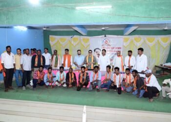 सिरोंचा तालुक्यातील विविध पक्षांच्या तरुणांचा भाजपमध्ये जाहीर प्रवेश.