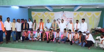 सिरोंचा तालुक्यातील विविध पक्षांच्या तरुणांचा भाजपमध्ये जाहीर प्रवेश.