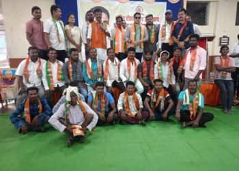 श्रीमंत राजे अंबरिशराव महाराज यांच्या कुशल नेतृत्वाखाली सैय्यद जावेद अली शेकडो कार्यकर्ता सह भाजपात जाहीर पक्ष प्रवेश.