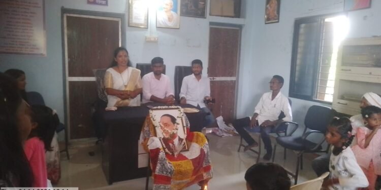 खांदला येथे परमपूज्य, महारत्न डॉ, बाबासाहेब आंबेडकर यांची जयंती मोठया उत्सहात साजरी.