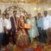 अलोणे परिवाराच्या विवाह सोहळ्यात डॉ. लुबना हकीम यांची उपस्थिती.